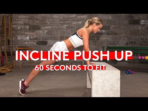 Push-Up (Incline, Medium)