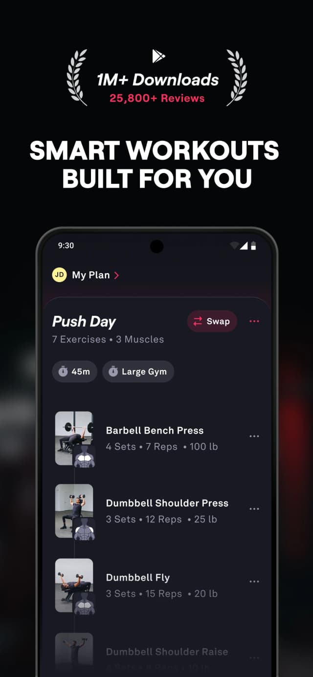 Fitbod screenshot