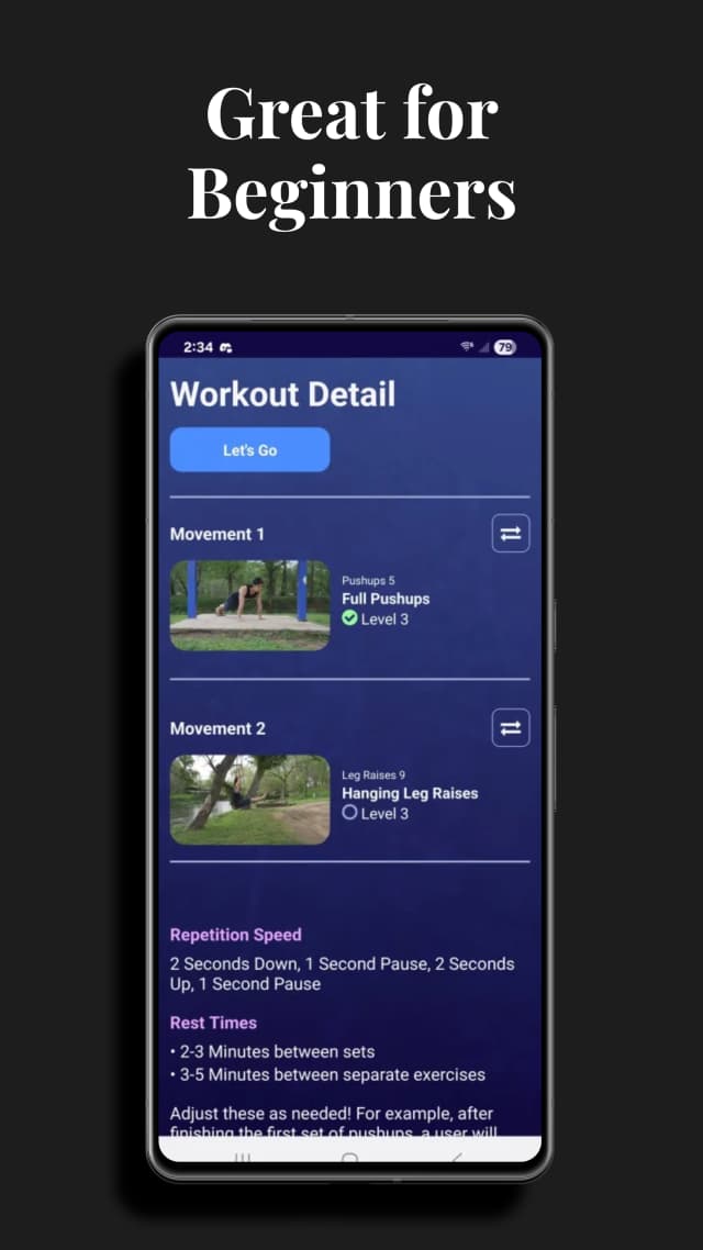 Hybrid Calisthenics screenshot