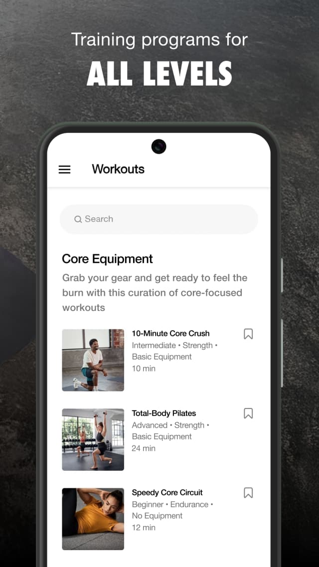 Nike Training Club screenshot