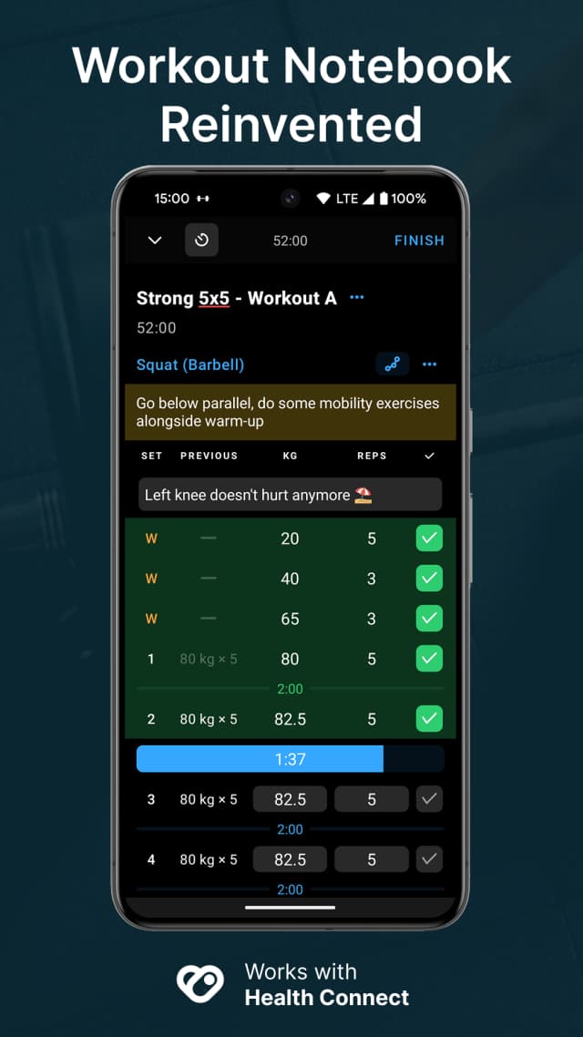 Strong screenshot