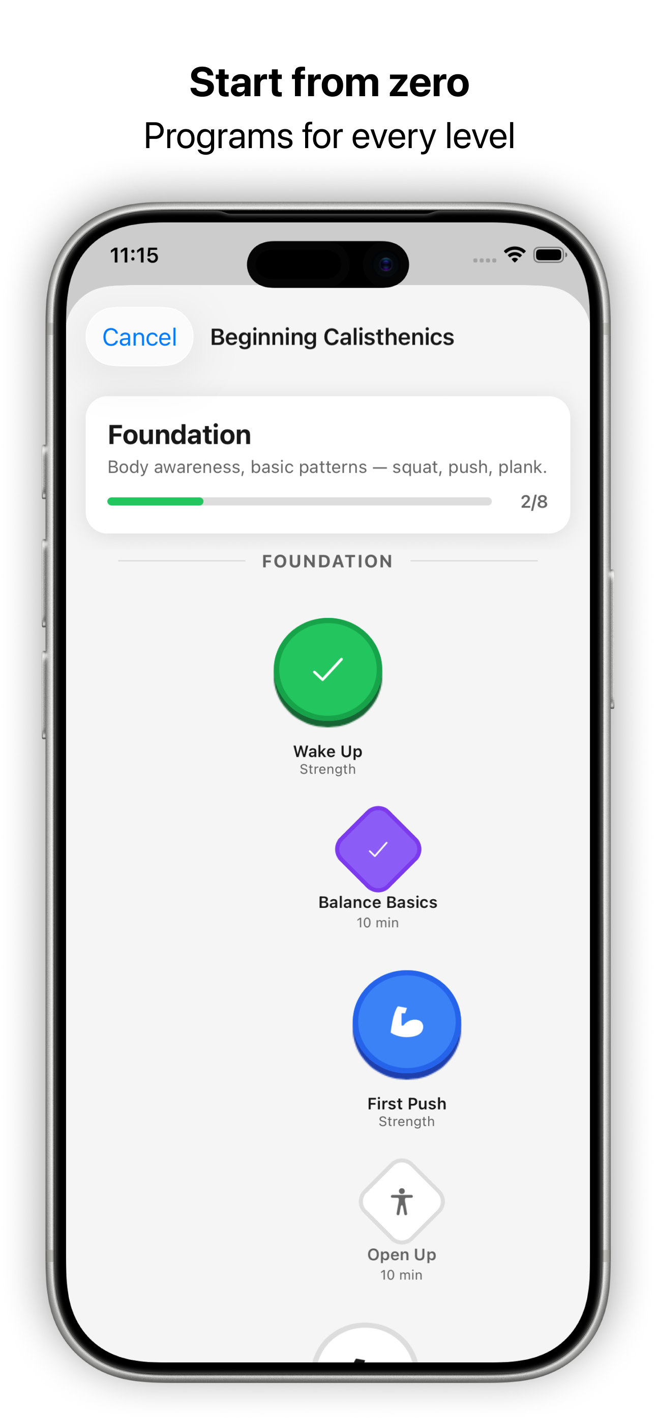 Fitloop screenshot